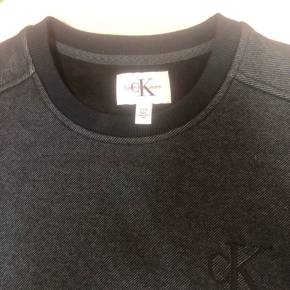 Calvin Klein sweatshirt Color black size med - Picture 7 of 9